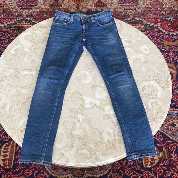 NUDIE Long John Television Blue Jeans - Picture 2 of 13